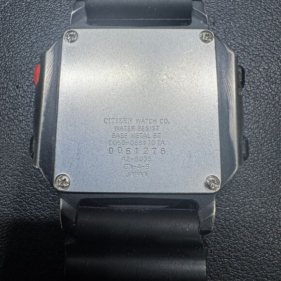 Citizen Wind Velocity Digital Watch D060-086970TA 42-8035 Water Resist Works main image 7